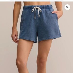 NWT Z Supply hunter knit denim shorts